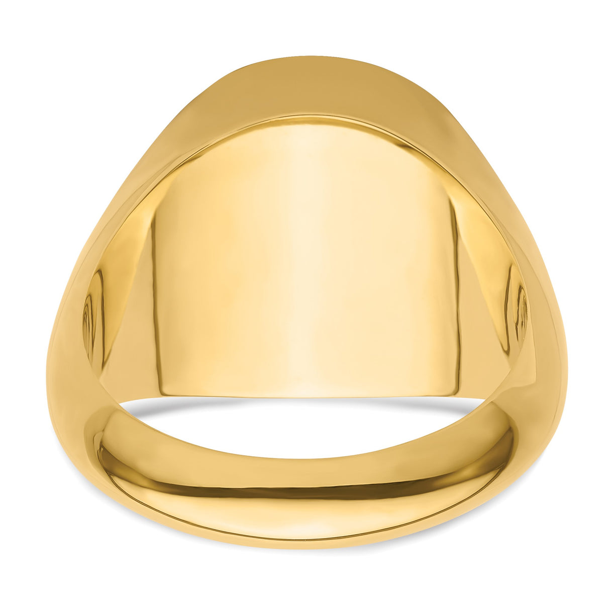 13 mm 14k Yellow Gold coin bezel ring for Austria €4 Philharmonic — additional image