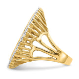 22 mm 14k Yellow Gold coin bezel ring for Austria €25 Philharmonic — additional image