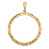14k coin bezel for Austria 2,000 Schillings / €100 Philharmonic — additional image