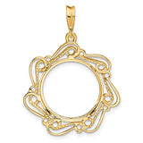 14k Yellow Gold coin bezel for Australian $15 Koala — additional image