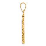 14k Yellow Gold coin bezel for Australian $15 Kangaroo — alternate view