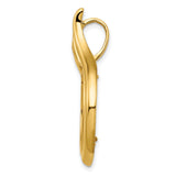 14k Yellow Gold coin bezel for Isle of Man Cat — alternate view