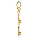 14k Yellow Gold coin bezel for Australian $15 Koala — alternate view