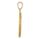 14k Yellow Gold coin bezel for Australian $15 Lunar Series 3 — alternate view