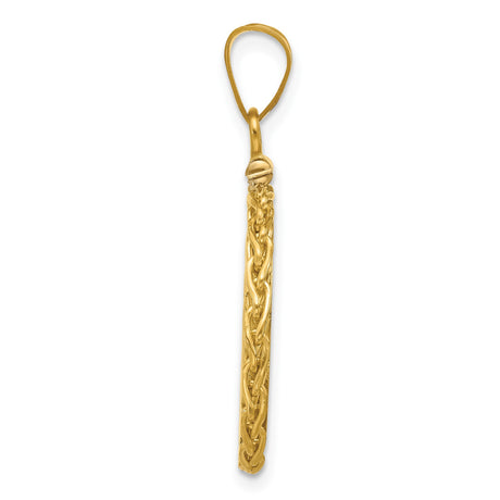 14k Yellow Gold coin bezel for Australian $15 Lunar Series 3 — alternate view