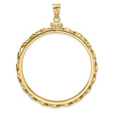 14k coin bezel for Austria 2,000 Schillings / €100 Philharmonic — additional image