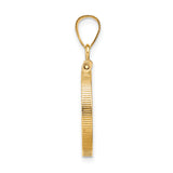 14k Yellow Gold coin bezel for Australian $15 Lunar Series 3 — alternate view
