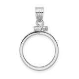 14k White Gold coin bezel for Australian $15 Koala — additional image