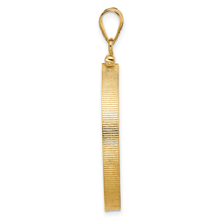 14k Yellow Gold coin bezel for Isle of Man 1/2 Crown Cat — alternate view