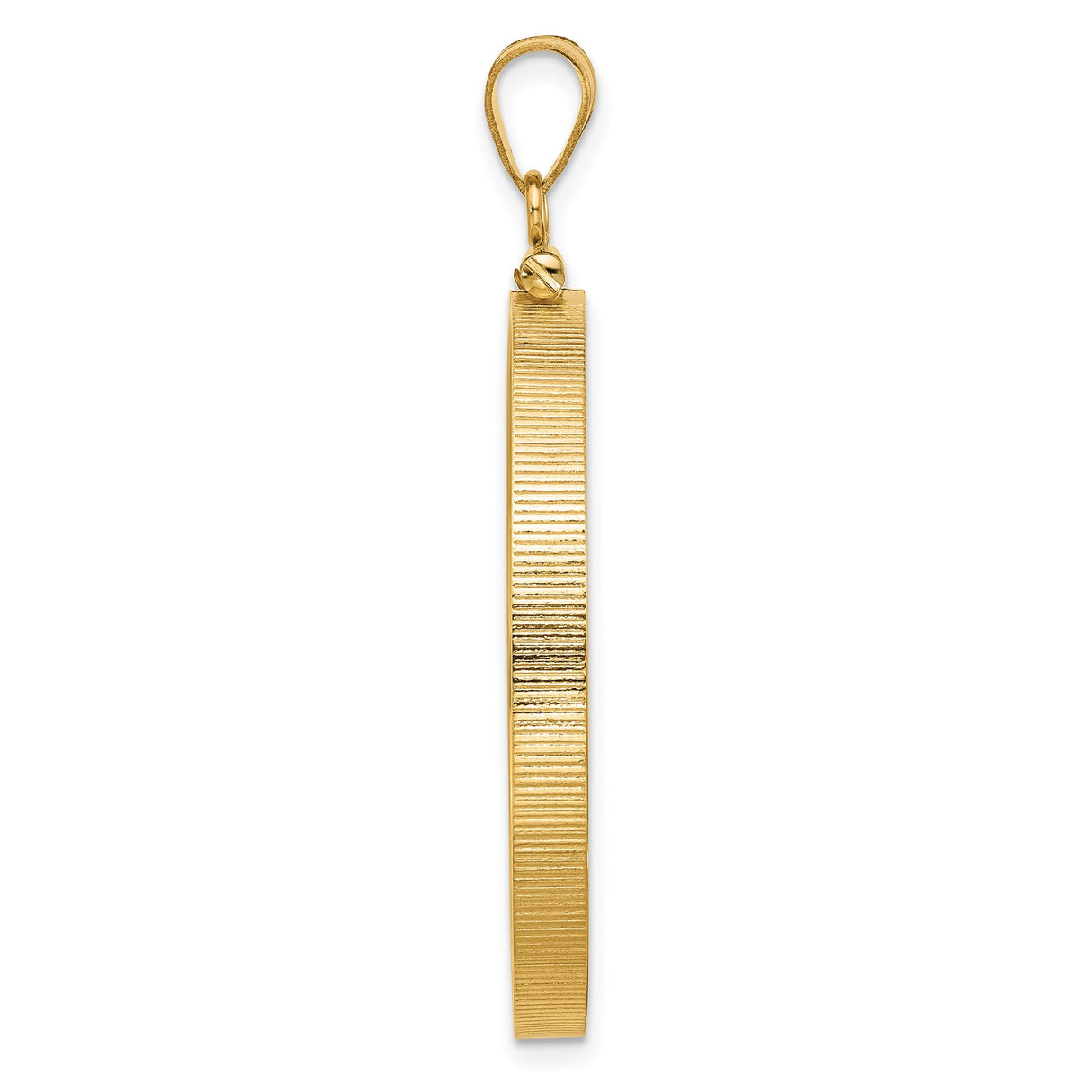 14k Yellow Gold coin bezel for US $100 American Eagle Platinum — alternate view