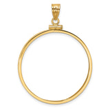 14k Yellow Gold coin bezel for UK £100 Britannia Series 3 — additional image