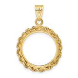 14k Yellow Gold coin bezel for Australian $15 Koala — additional image