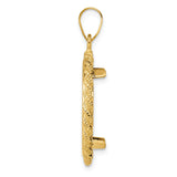 14k Yellow Gold coin bezel for Australian $25 Lunar Series 1 — alternate view