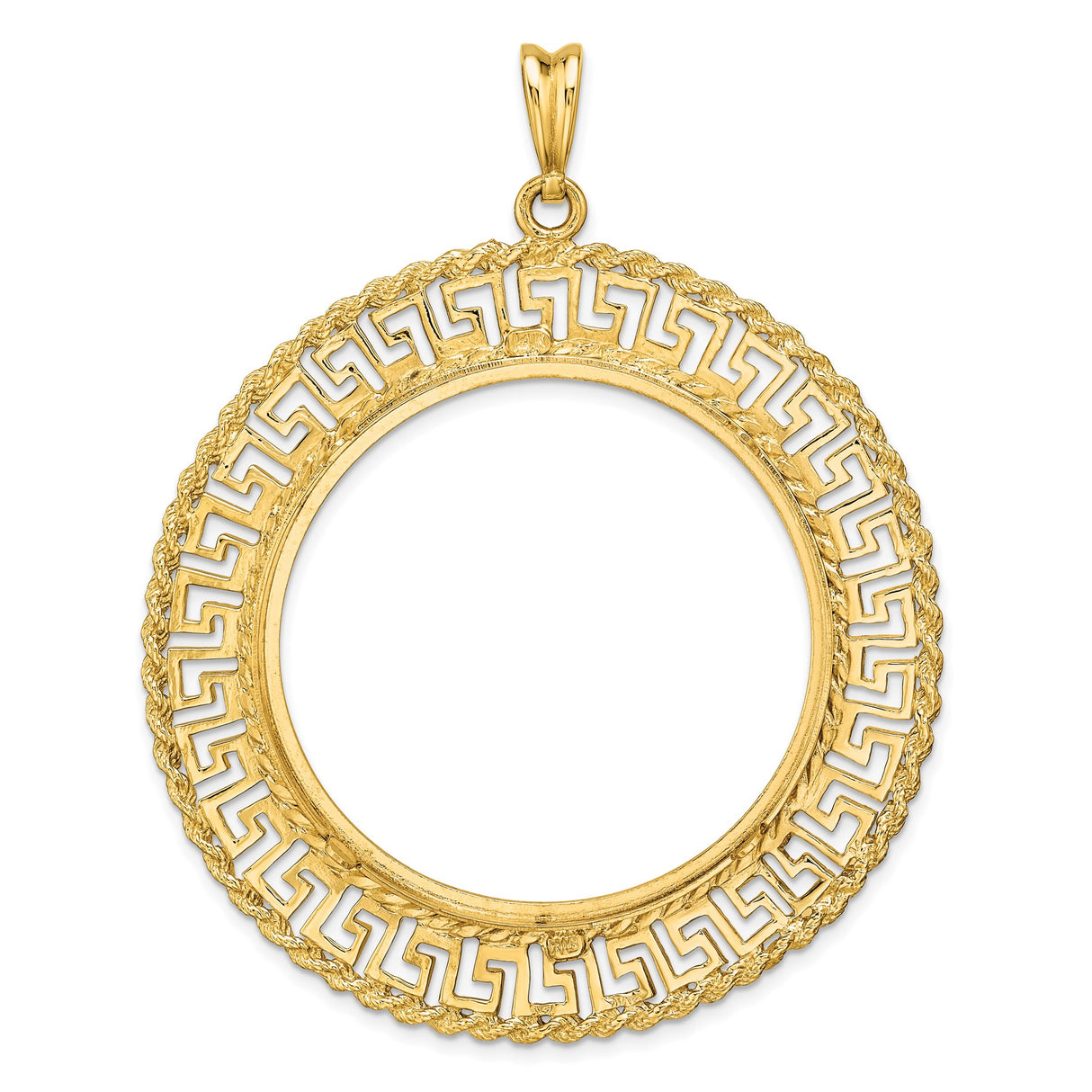 14k coin bezel for Mexican 50 Pesos Peso — additional image