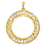 14k coin bezel for Mexican 50 Pesos Peso — additional image