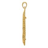 39.5 mm 14k Yellow Gold coin bezel pendant — alternate view