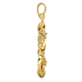 14k Yellow Gold coin bezel for US $25 American Eagle Platinum — alternate view