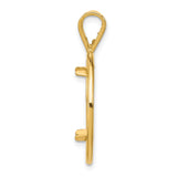 14k Yellow Gold coin bezel for Isle of Man Cat — alternate view