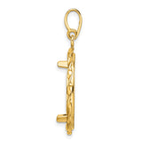 14k Yellow Gold coin bezel for Australian $25 Kangaroo — alternate view