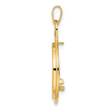 14k Yellow Gold coin bezel for Australian $15 Koala — alternate view