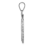 14k White Gold coin bezel for Australian $15 Lunar Series 3 — alternate view