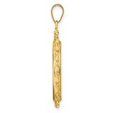 14k Yellow Gold coin bezel for US $25 American Eagle Platinum — alternate view