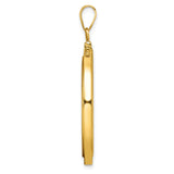 14k Yellow Gold coin bezel for US $50 American Eagle Platinum — alternate view