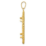 14k Yellow Gold coin bezel for US $25 American Eagle Platinum — alternate view