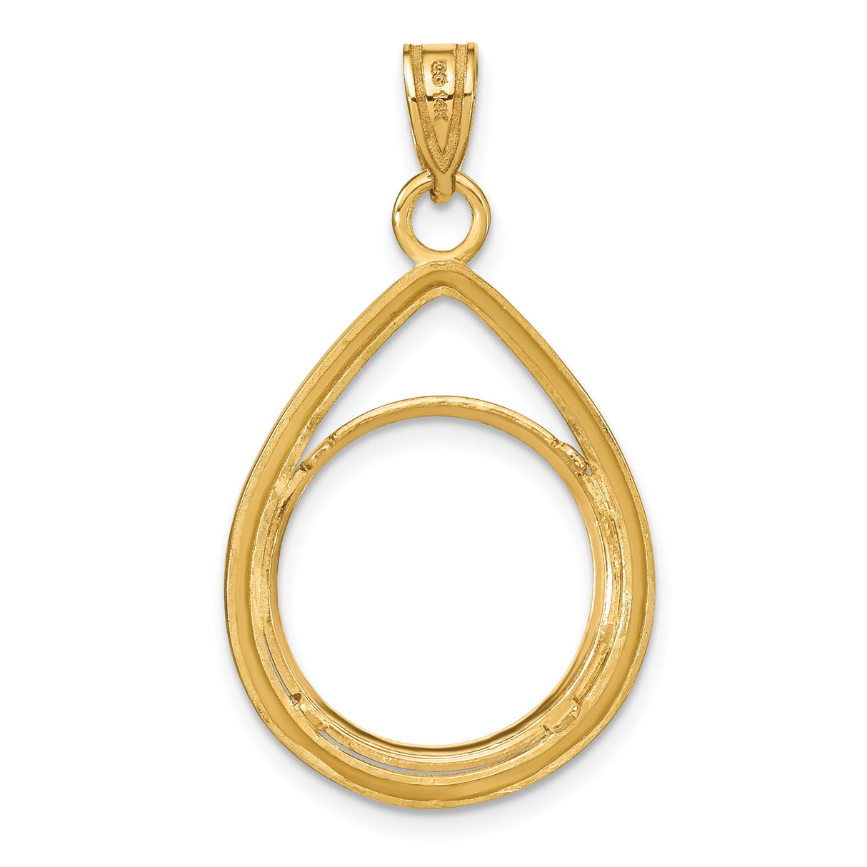 14k Yellow Gold coin bezel for Australian $15 Koala — additional image