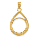14k Yellow Gold coin bezel for Australian $15 Koala — additional image