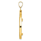 14k Yellow Gold coin bezel for US $50 American Eagle Platinum — alternate view
