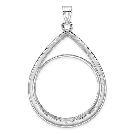 14k White Gold coin bezel for US $100 American Eagle Platinum — additional image