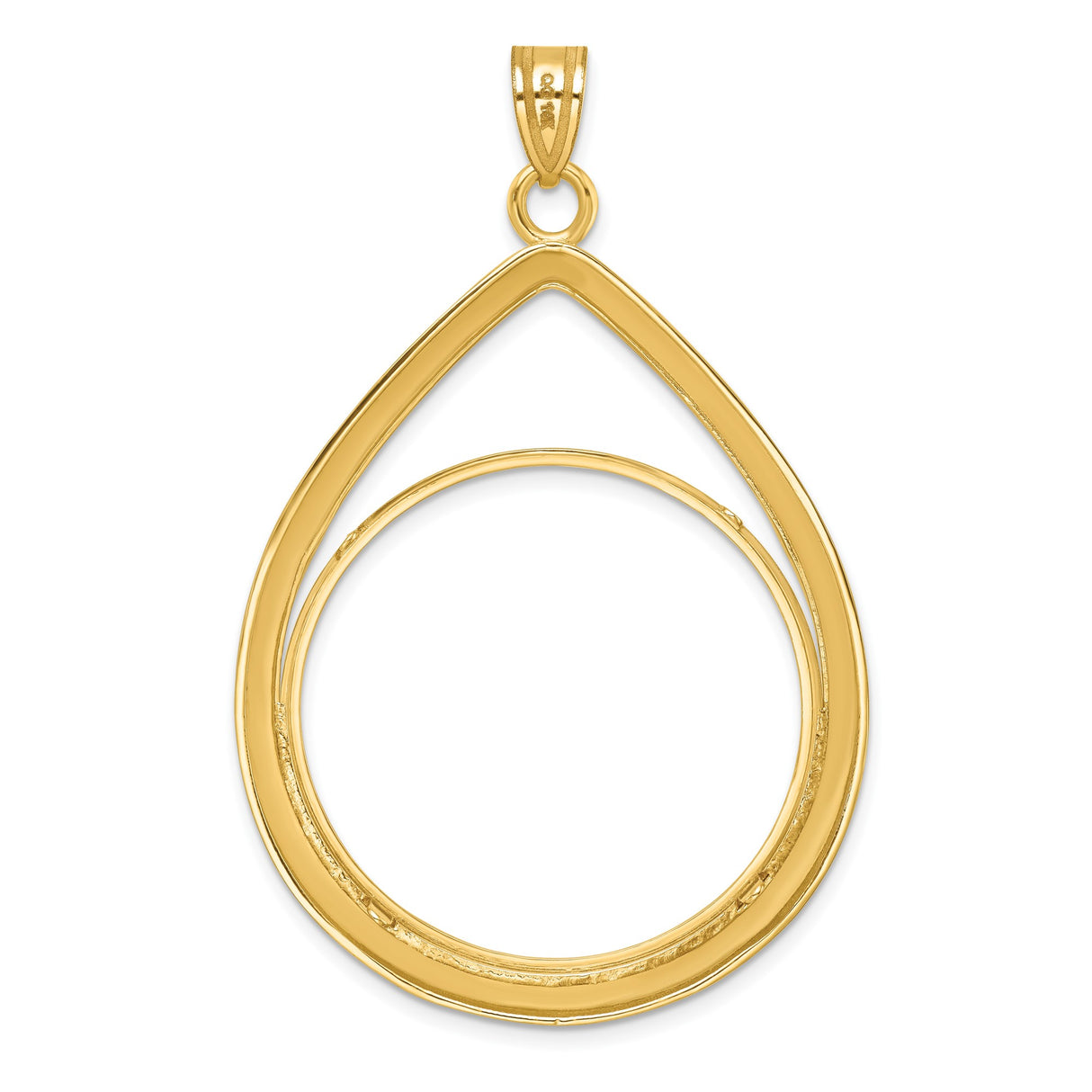 14k Yellow Gold coin bezel for Australian $100 Koala — additional image