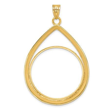 14k Yellow Gold coin bezel for Australian $100 Nugget — additional image
