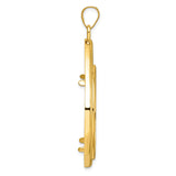 14k Yellow Gold coin bezel for UK £100 Britannia Series 3 — alternate view