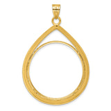 14k Yellow Gold coin bezel for Isle of Man £5 Noble Series 3 — additional image