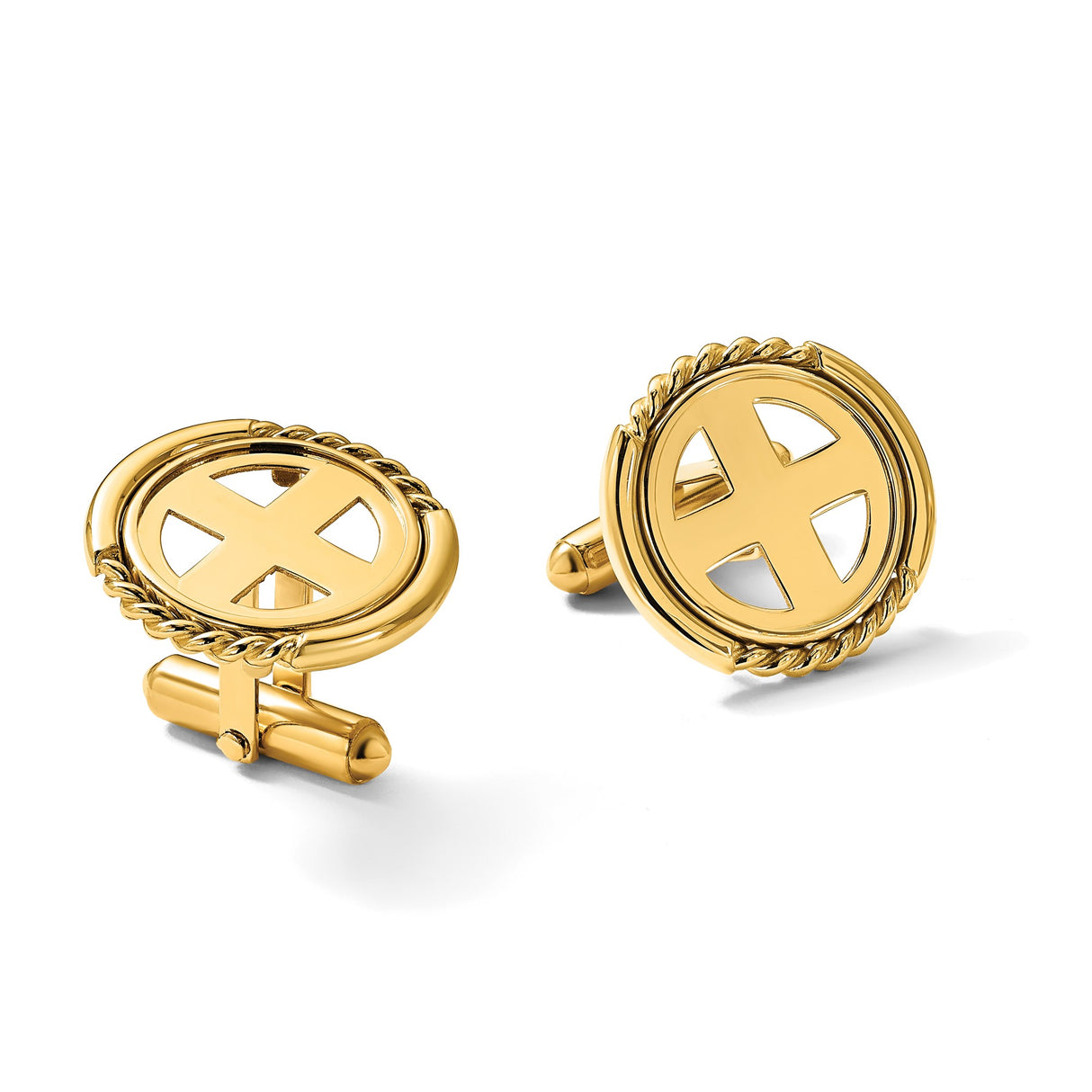 14k Yellow Gold coin bezel for Australian $15 Lunar Series 3 — additional image