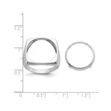 14k White Gold coin bezel for Australian $15 Lunar Series 3 — additional image