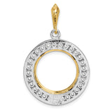 14k Multi-Tone Gold coin bezel for Australian $15 Koala — additional image