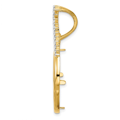 22 mm 14k Yellow Gold coin bezel for 21.6 mm Coin — alternate view