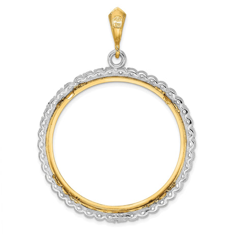 14k coin bezel for Austria €1.50 Philharmonic — additional image