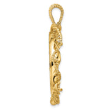 30 mm 14k Yellow Gold coin bezel pendant for Canadian $50 Maple Leaf — alternate view
