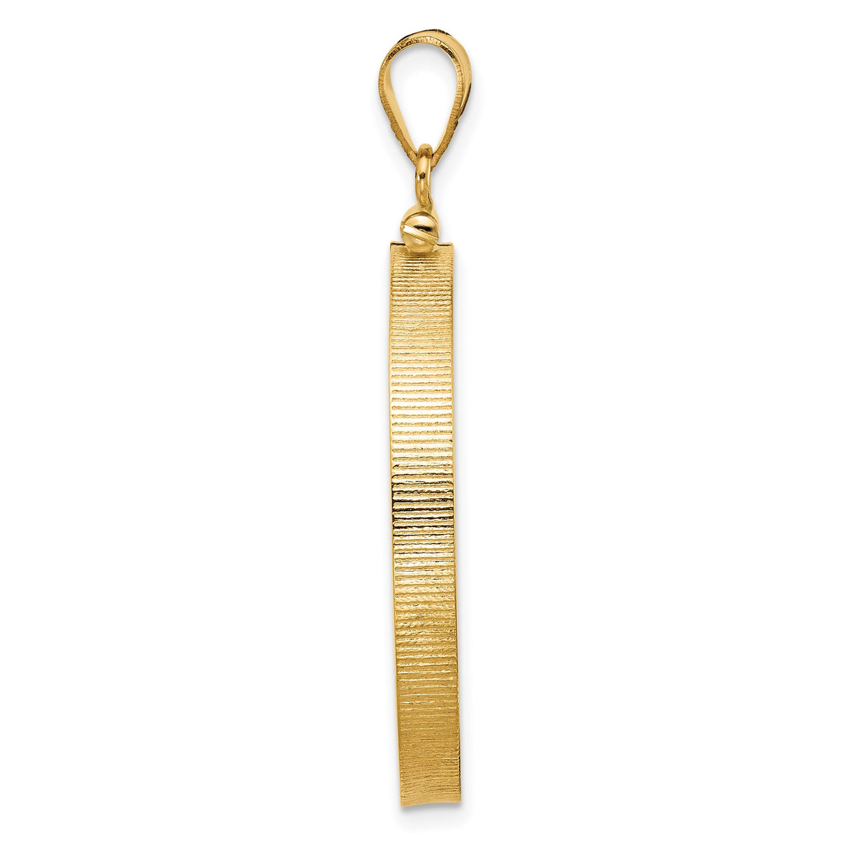 30 mm 14k Yellow Gold coin bezel pendant for Canadian $50 Maple Leaf — alternate view