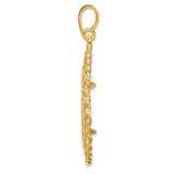 15 mm 14k Yellow Gold coin bezel pendant for Canadian $2 Maple Leaf — alternate view
