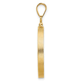 25 mm 14k Yellow Gold coin bezel pendant for Canadian $20 Maple Leaf — alternate view