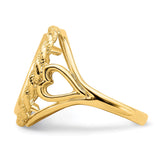 14 mm 14k Yellow Gold coin bezel ring for Canadian $1 Maple Leaf — additional image