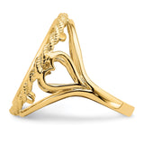 18 mm 14k Yellow Gold coin bezel ring for Canadian 10¢ Dime — additional image