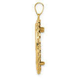 25 mm 14k Yellow Gold coin bezel pendant for Canadian 1¢ Cent - Large — alternate view
