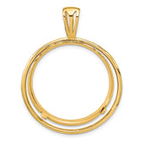 27 mm 14k Yellow Gold coin bezel for Chinese ¥200 Panda — additional image