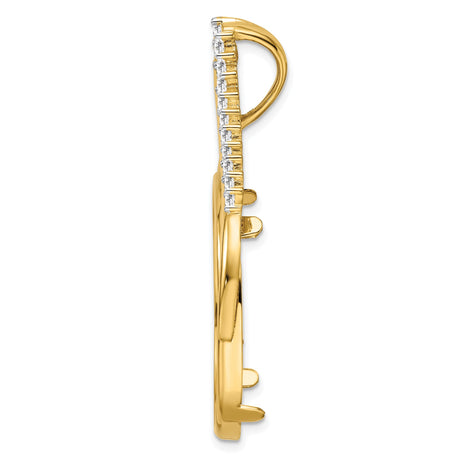 27 mm 14k Yellow Gold coin bezel for Chinese ¥200 Panda — alternate view